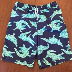 Carter’s alligator swim trunks boys bathing suit size 8
